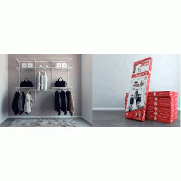 Комплект сетчатой гардеробной системы CLASSIC