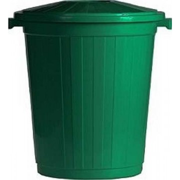 Пластиковый мусорный бак с крышкой 150 литров
